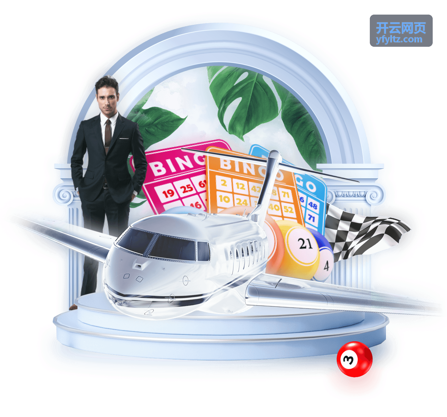 开云网页服务型企业站点版式